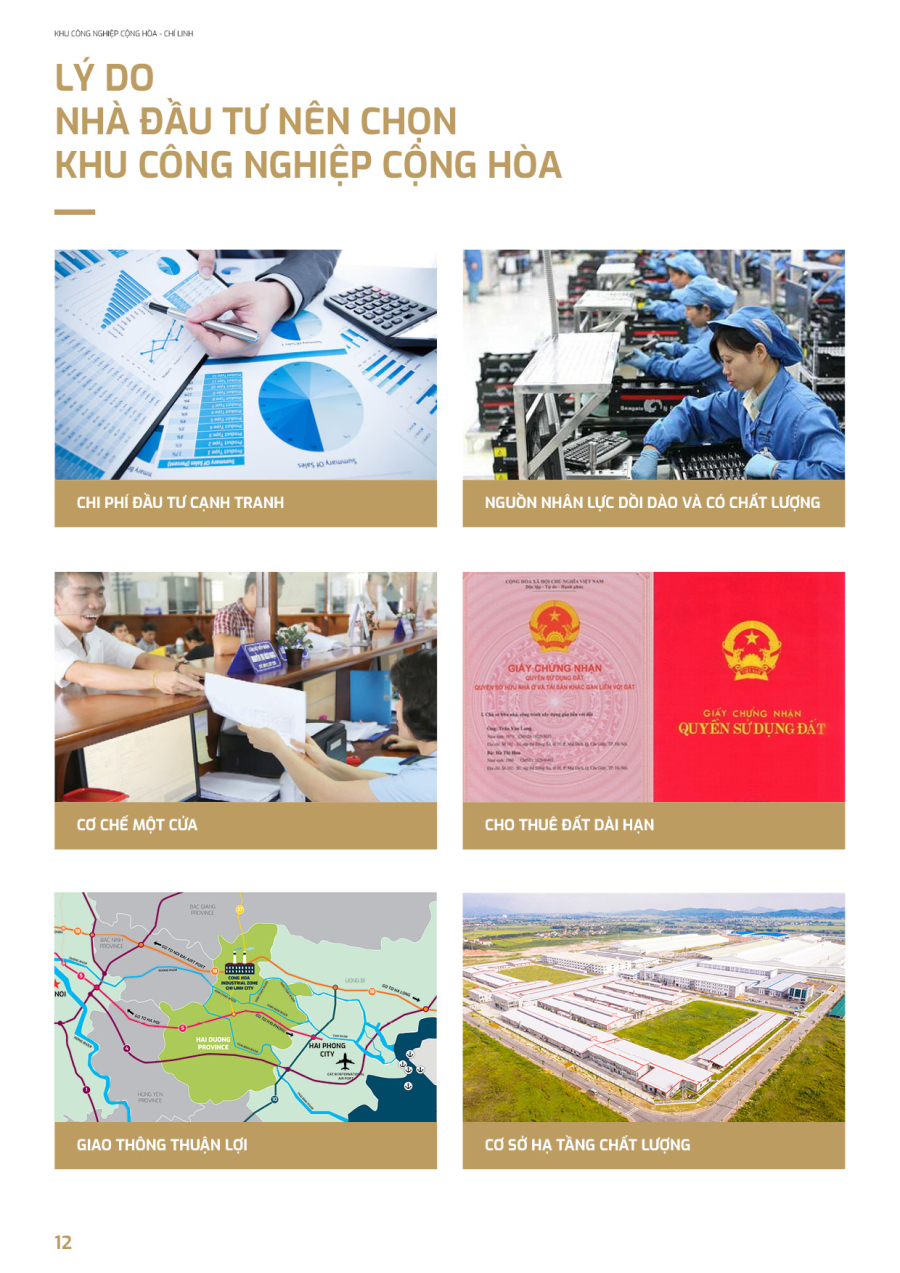 THIẾT KẾ PROFILE KHU CÔNG NGHIỆP CỘNG HÒA CHÍ LINH